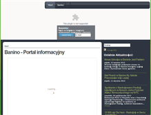 Tablet Screenshot of banino.pl